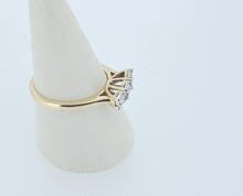 Load image into Gallery viewer, 9kt Yellow Gold - 3 Stone Engagement Ring