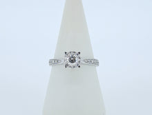 Load image into Gallery viewer, 9Kt White Gold - Solitare Engagement Ring