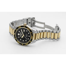 Load image into Gallery viewer, roamer rockshell mark3 scuba hand quartz wristwatch analog battery two tone