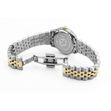 Load image into Gallery viewer, roamer cassandra diamond 31 mm two tone quartz watch green mop dial