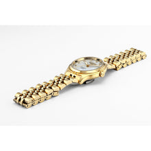 Load image into Gallery viewer, roamer cassandra diamond 31 mm gold plated quartz watch mop dial
