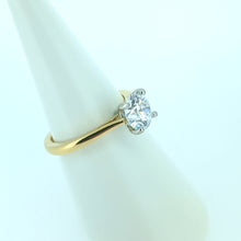 Load image into Gallery viewer, 18kt Yellow Gold - Solitaire Diamond Engagement Ring