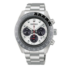 Load image into Gallery viewer, seiko prospex speedtimer racing solar chronograph in silver tone