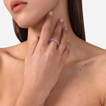Load image into Gallery viewer, chiara ferragni infinity love pink ring size n