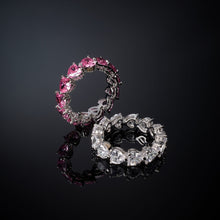 Load image into Gallery viewer, chiara ferragni infinity love pink ring size n