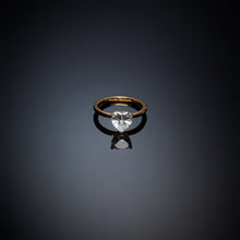 Load image into Gallery viewer, chiara ferragni love parade gold enamel  ring size n