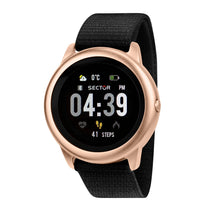 Load image into Gallery viewer, sector s-01 smart 45.5mm digital black nylon strap