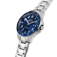 Load image into Gallery viewer, sector 230 43mm 3h blue dial stainless steel bracelet