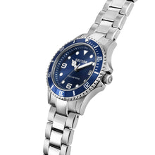 Load image into Gallery viewer, sector 230 35mm 3h blue dial stainless steel bracelet