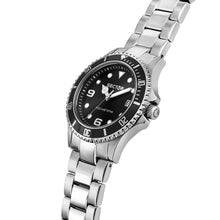 Load image into Gallery viewer, sector 230 35mm 3h black dial stainless steel bracelet