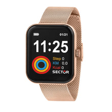 Load image into Gallery viewer, sector s-03 smart 43.5x36.5mm digital mesh rose gold bracelet
