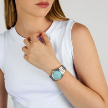 Load image into Gallery viewer, sector no limits c300 34mm 3h tiffany blue dial stainless steel bracelet watch