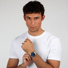 Load image into Gallery viewer, sector no limits 660 41mm 3h blue dial stainless steel bracelet watch