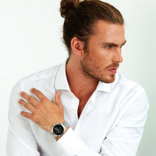 Load image into Gallery viewer, sector no limits 660 42mm chrono black dial gold plated bracelet stainless steel watch