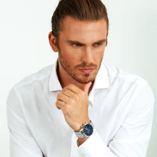 Load image into Gallery viewer, sector no limits 660 42mm chrono blue dial stainless steel watch