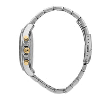 Load image into Gallery viewer, sector chronogrpah quartz gents two tone black dial bracelet watch