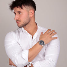 Load image into Gallery viewer, maserati competizione 43mm 3h blue dial br ss