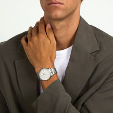 Load image into Gallery viewer, maserati epoca slim 40mm 3h silver dial stainless steel bracelet