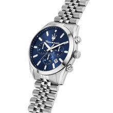 Load image into Gallery viewer, maserati attrazione 43mm mult blue dial stainless steel bracelet