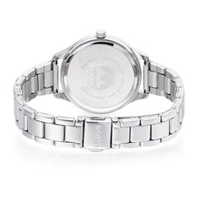 Load image into Gallery viewer, lorus quartz ladies gold plated black dial bracelet watch