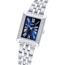 Load image into Gallery viewer, lorus quartz ladies stainless steel blue dial bracelet watch