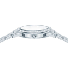 Load image into Gallery viewer, lorus quartz ladies stainless steel stone set white dial bracelet watch