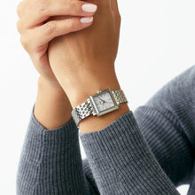 Load image into Gallery viewer, lorus quartz ladies stainless steel pink mop dial bracelet watch