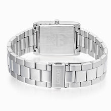 Load image into Gallery viewer, lorus quartz gents stainless steel white dial bracelet watch