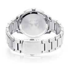 Load image into Gallery viewer, lorus quartz gents stainless steel black dial bracelet watch