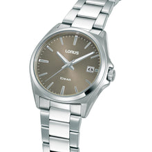 Load image into Gallery viewer, lorus quartz ladies stainless steel grey dial bracelet watch