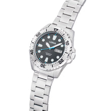 Load image into Gallery viewer, lorus automatic gents stainless steel black dial bracelet watch