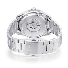 Load image into Gallery viewer, lorus automatic gents stainless steel black dial bracelet watch