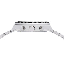 Load image into Gallery viewer, lorus solar chronograph gents stainless steel green dial bracelet watch