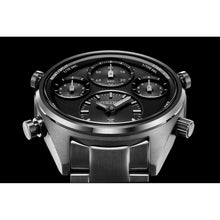 Load image into Gallery viewer, seiko prospex speedtimer ‘black on black’ one hundredth of a second solar chronograph