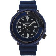 Load image into Gallery viewer, seiko prospex street series solar blue stainless steel and plastic divers blue dial rubber strap watch