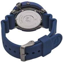 Load image into Gallery viewer, seiko prospex street series solar blue stainless steel and plastic divers blue dial rubber strap watch