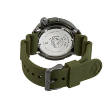 Load image into Gallery viewer, seiko prospex street series solar green stainless steel and plastic divers green dial rubber strap watch