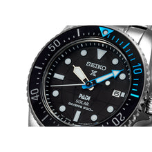Load image into Gallery viewer, seiko prospex solar padi edition black dial 38.5mm, 200m stainless steel watch
