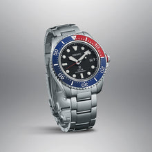 Load image into Gallery viewer, prospex solar divers stainless steel black dial bracelet watch