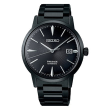 Load image into Gallery viewer, seiko presage cocktail time: �the black velvet� black ion plated watch