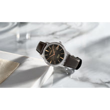 Load image into Gallery viewer, seiko presage cocktail time: “the irish coffee” leather strap watch