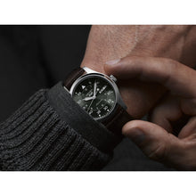 Load image into Gallery viewer, seiko seiko 5 flieger field suits style green dial strap watch