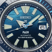 Load image into Gallery viewer, seiko prospex ‘deep blue’ samurai padi special edition