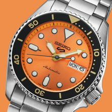 Load image into Gallery viewer, seiko 5 sports skx “midi” orange