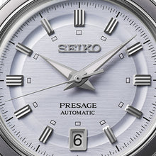 Load image into Gallery viewer, seiko presage style 60s in silvery violet bracelet watch