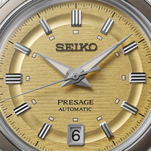 Load image into Gallery viewer, seiko presage style 60s in golden yellow strap watch