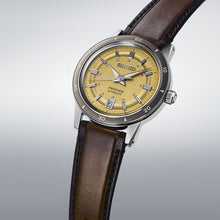 Load image into Gallery viewer, seiko presage style 60s in golden yellow strap watch