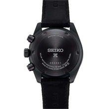 Load image into Gallery viewer, seiko prospex black series 'night vision' solar speedtimer chronograph