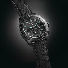 Load image into Gallery viewer, seiko prospex black series 'night vision' solar speedtimer chronograph