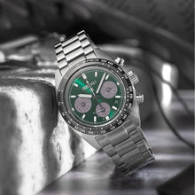 Load image into Gallery viewer, seiko prospex deep green speedtimer solar chronograph